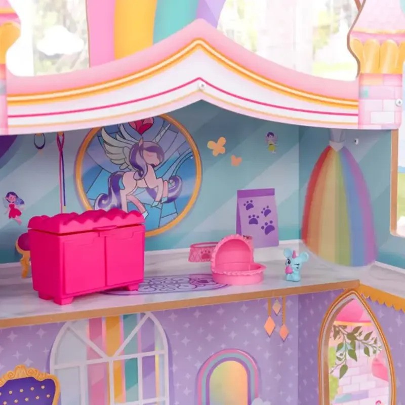 Kidkraft Rainbow Dreamers Unicorn Mermaid Dollhouse