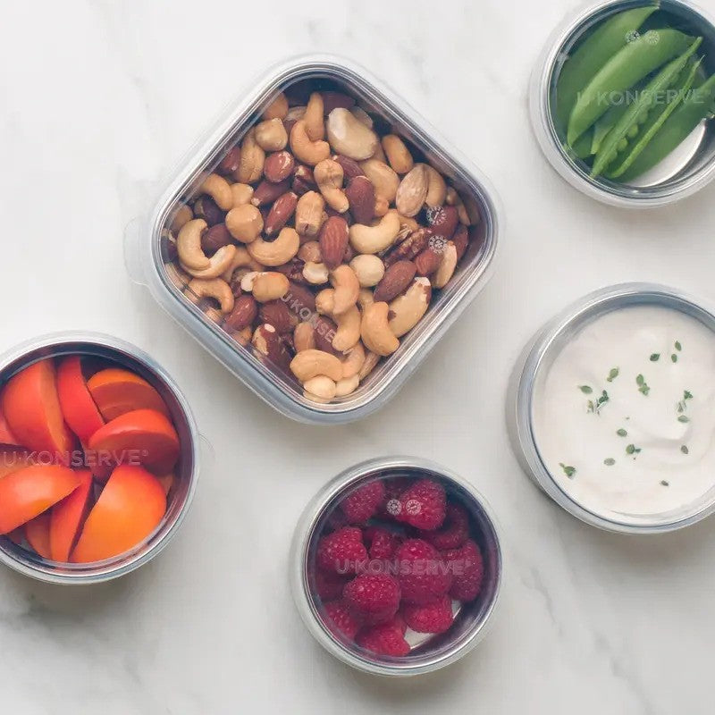 U.Konserve Square To Go Container Clear