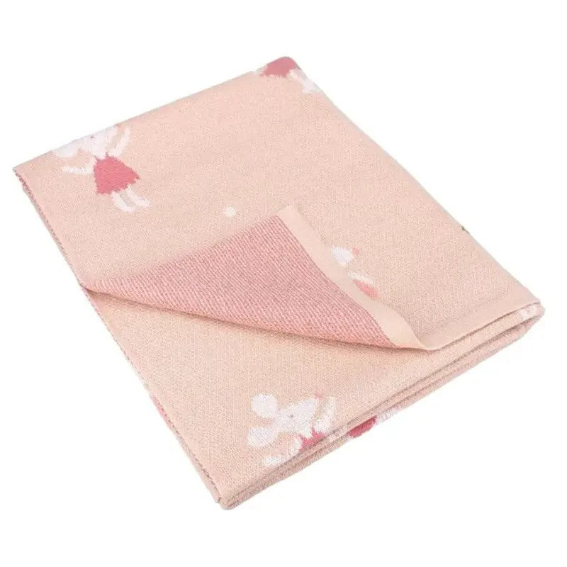 Kidzroom Blanket (100X80X1CM) Lola The Mouse - Pink