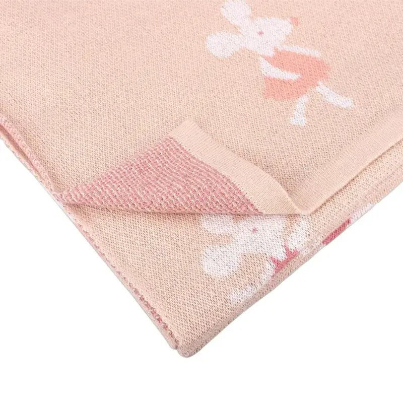 Kidzroom Blanket (100X80X1CM) Lola The Mouse - Pink