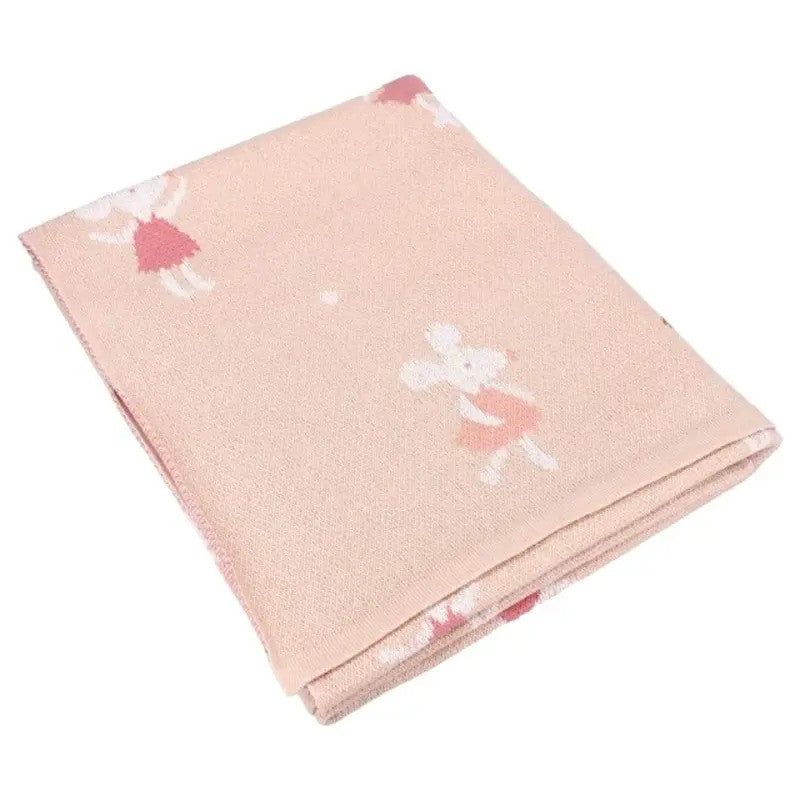 Kidzroom Blanket (100X80X1CM) Lola The Mouse - Pink