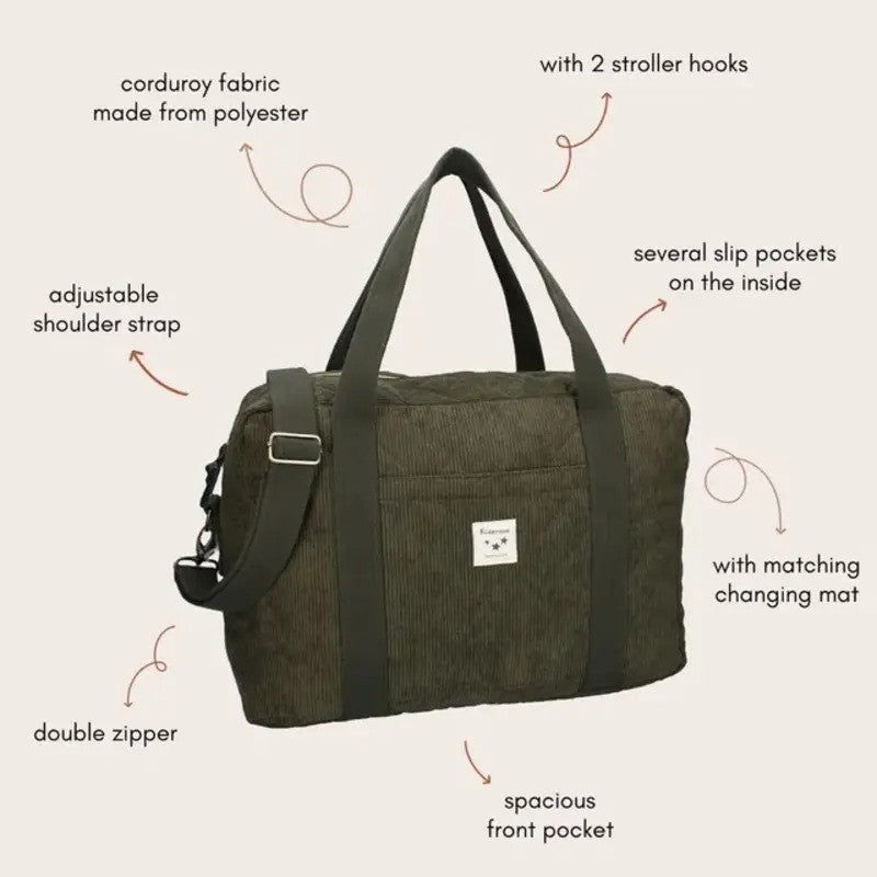 Kidzroom Care MILAN Diaper Bag Army Green
