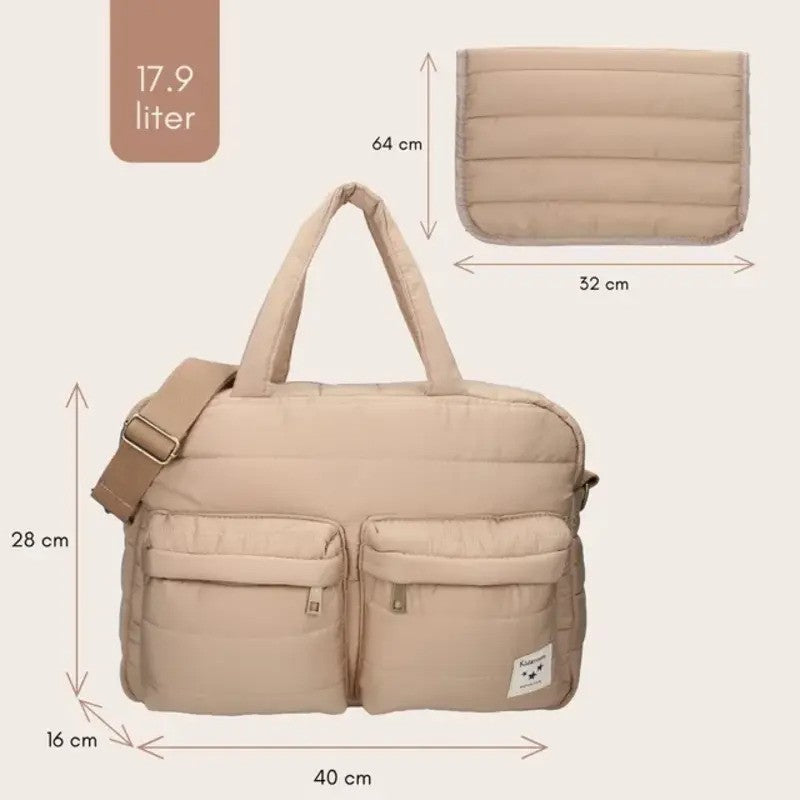 Kidzroom Care Vienna Diaper Bag Beige