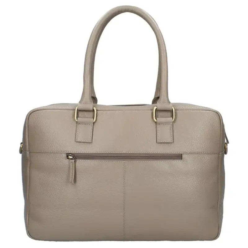 Kidzroom Care Vienna Diaper Bag Lovely Leather Taupe