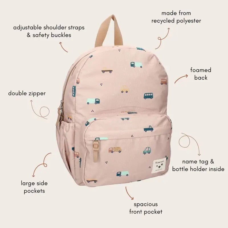 Kidzroom Kids Backpack Sweet Cuddles Brown