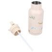 Kidzroom Metal Bottle 350ml Small Talk Beige
