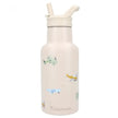 Kidzroom Metal Bottle 350ml Small Talk Beige