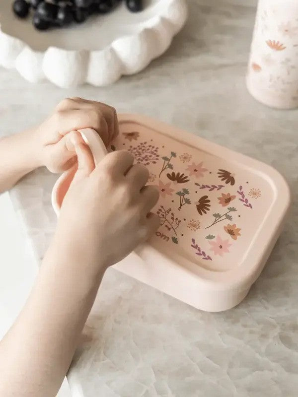 Kidzroom Silicone Lunch Box 700ml Enchanted Memories Pink