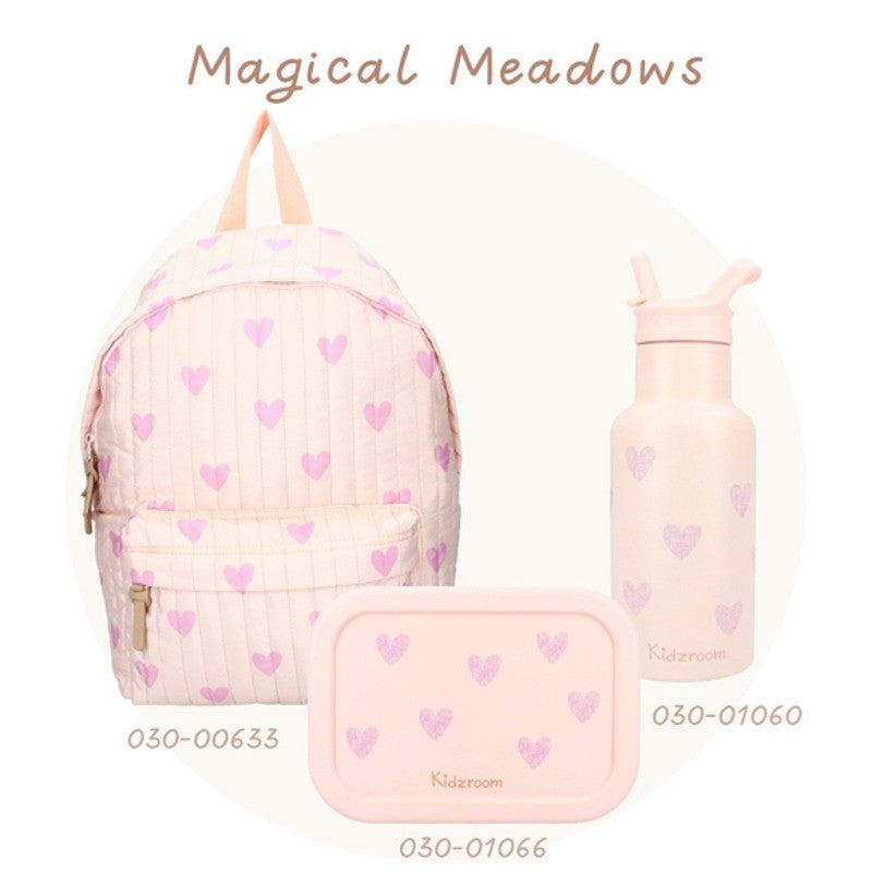 Kidzroom Silicone Lunch Box 700ml Magical Meadows Pink