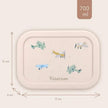 Kidzroom Silicone Lunch Box 700ml Small Talk Beige