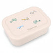 Kidzroom Silicone Lunch Box 700ml Small Talk Beige