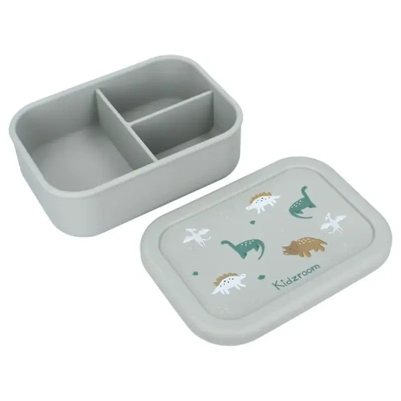 Kidzroom Silicone Lunch Box 700ml Small Talk Green
