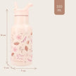 Kidzroom Stainless Steel Drink Bottle 350ml Enchanted Memories Pink