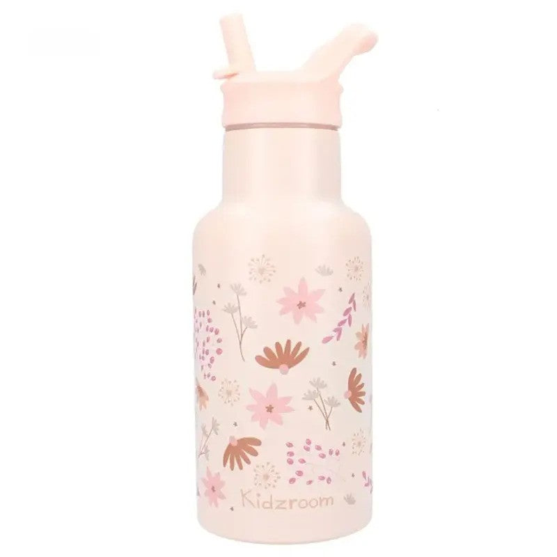 Kidzroom Stainless Steel Drink Bottle 350ml Enchanted Memories Pink
