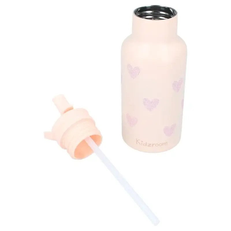 Kidzroom Stainless Steel Drink Bottle 350ml Magical Meadows Pink