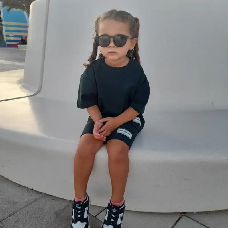 Little Sol+ Sydney Kids Sunglasses Black