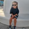 Little Sol+ Sydney Kids Sunglasses Black