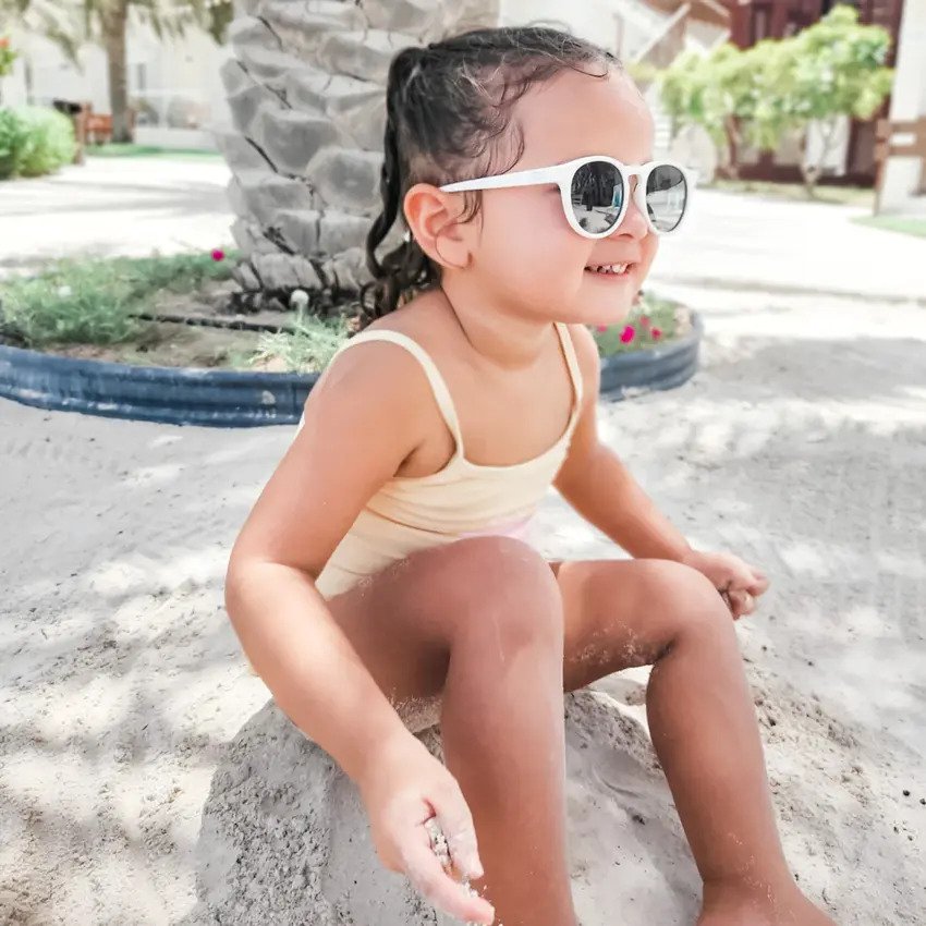 Little Sol+ Sydney Coconut Milk Kids Sunglasses