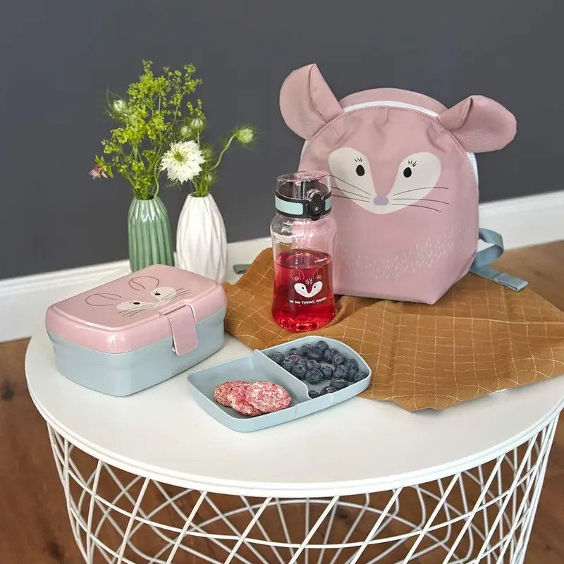 Laessig Lunchbox & Bottle Set About Friends Chinchilla
