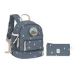 Laessig Mini Backpack Happy Prints Midnight Blue