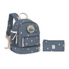 Laessig Mini Backpack Happy Prints Midnight Blue