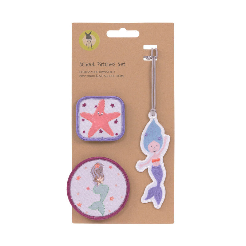 Laessig School Patches Set Mermaid