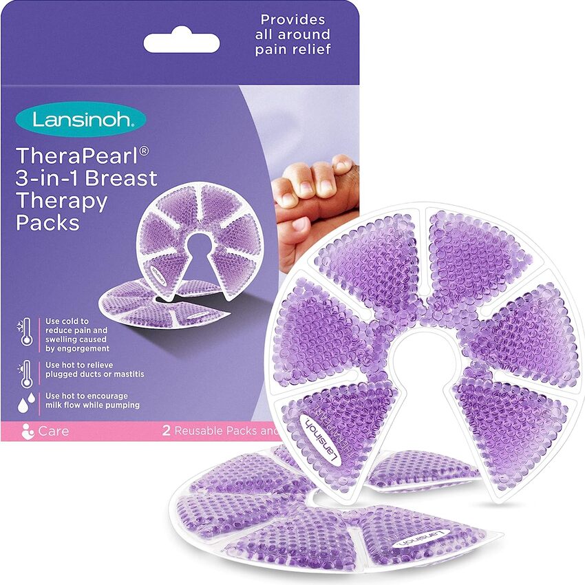 Lansinoh Thera°Pearl 3 in 1 (1Pack) Hot & Cold Breast Therapy