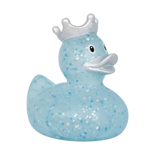 Lilalu Glitter Duck With Crown Blue