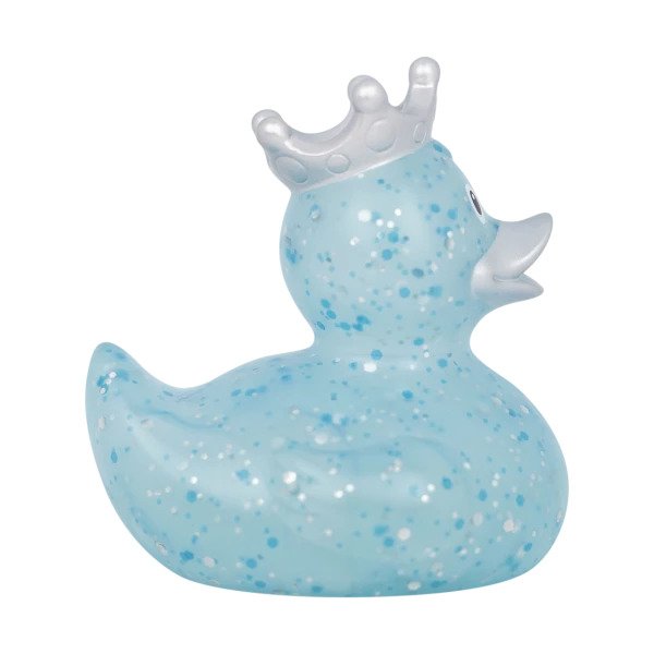 Lilalu Glitter Duck With Crown Blue