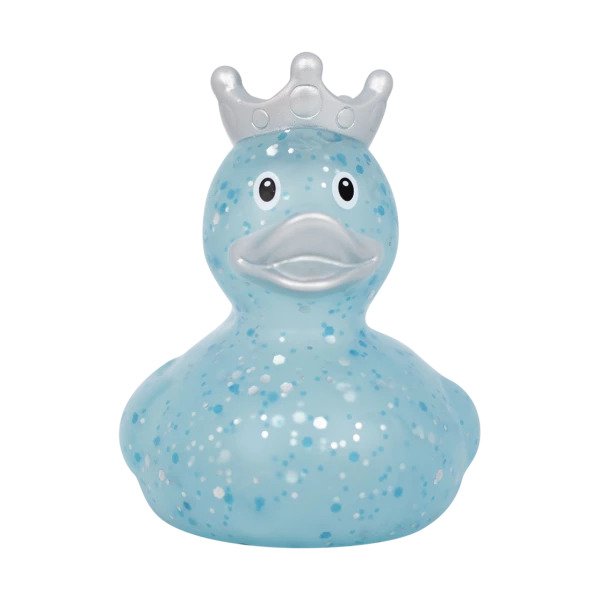 Lilalu Glitter Duck With Crown Blue