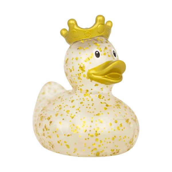 Lilalu Glitter Duck With Crown Gold