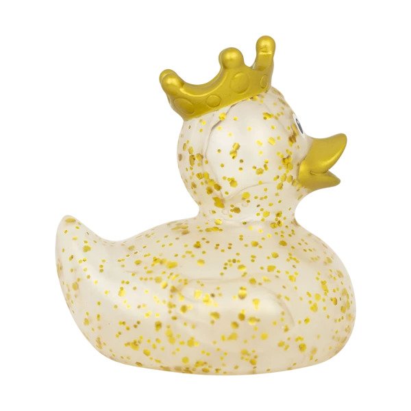 Lilalu Glitter Duck With Crown Gold