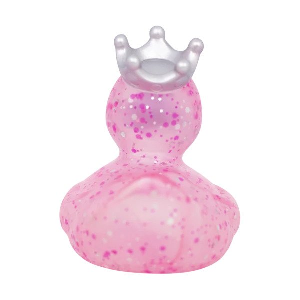 Lilalu Glitter Duck With Crown Pink