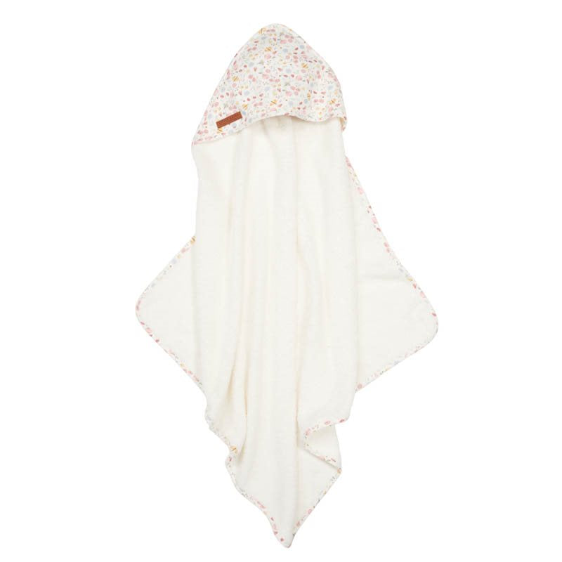 Little Dutch Hooded Towel Flowers & Butterflies