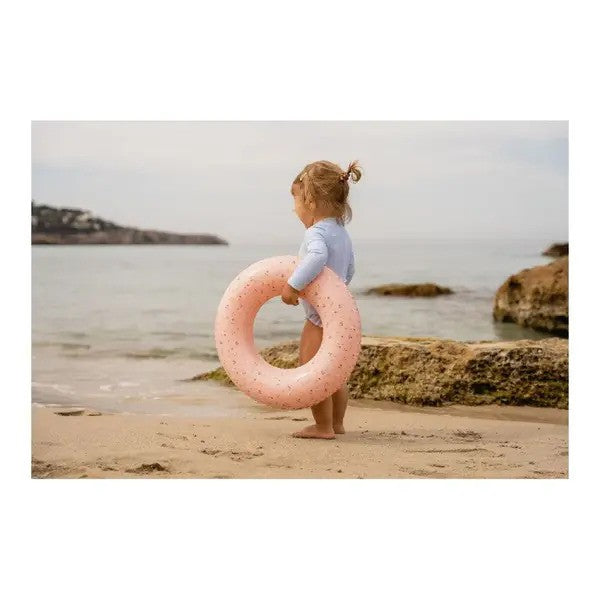 Little Dutch Swim Ring 50cm Pink Flowers