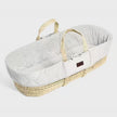 Little Green Sheep Moses Basket & Mattress Dove Rice