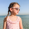 Little Sol+ Cleo Baby Pink Mirrored Kids Sunglasses