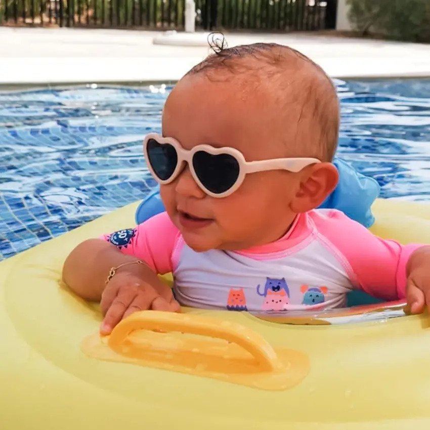 Little Sol+ Ella Blush Pink Baby Sunglasses