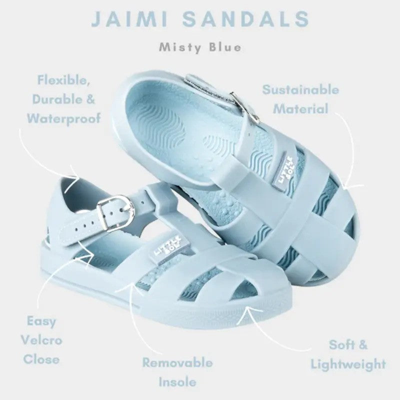 Little Sol+ Jaimi Sandal Misty Blue