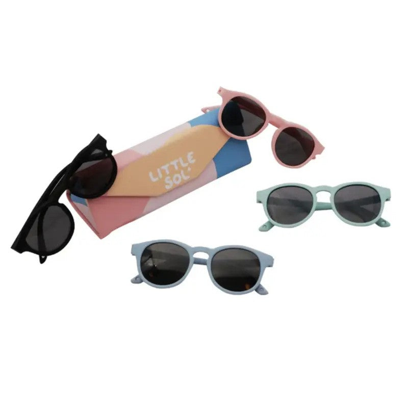 Little Sol+ James Baby Sunglasses Black (0-3 Years)