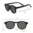 Little Sol+ James Baby Sunglasses Black (0-3 Years)