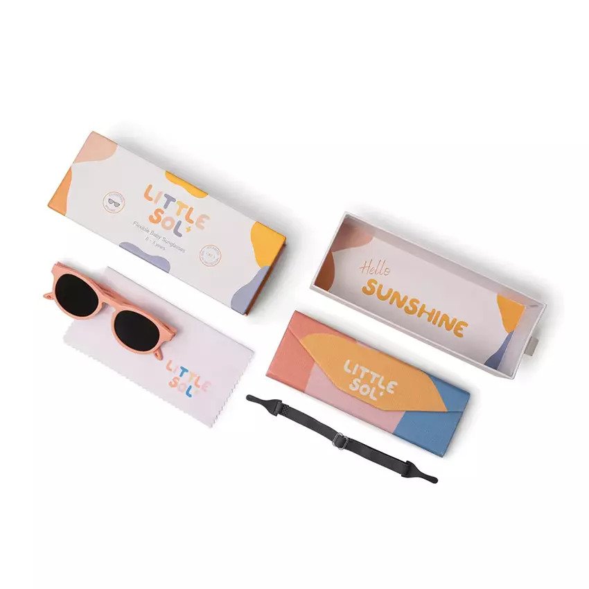 Little Sol+ James Peach Baby Sunglasses