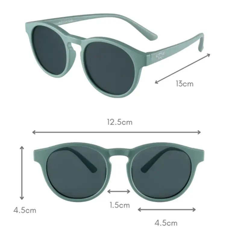 Little Sol+ Sydney Kids Sunglasses Granite Green
