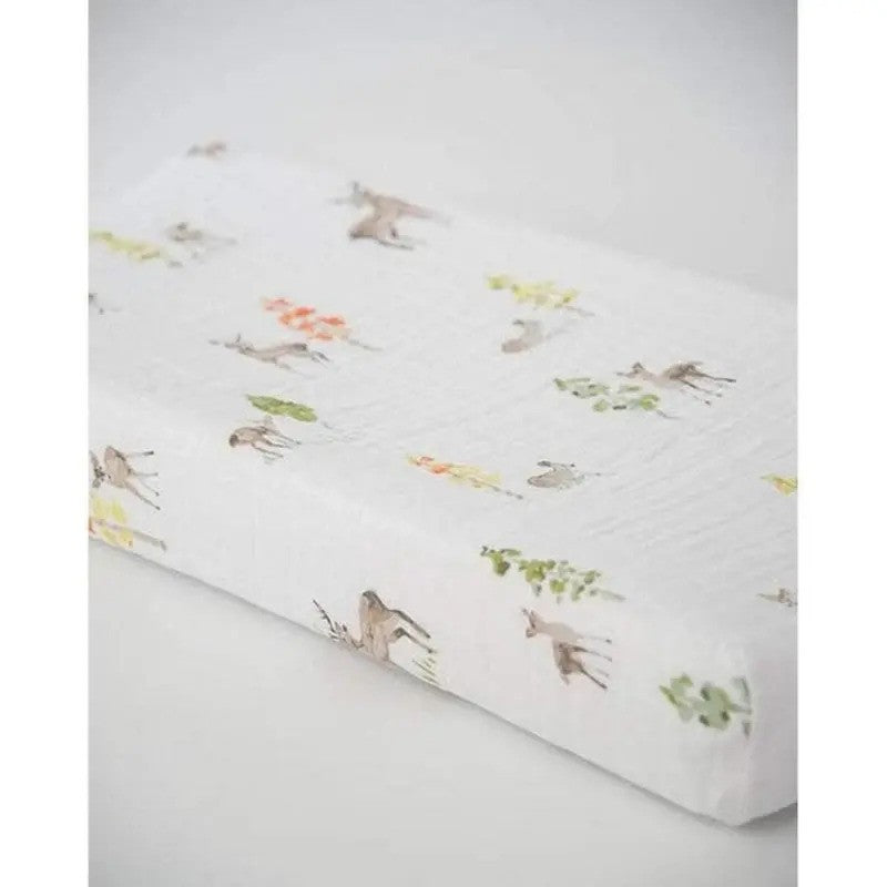 Little Unicorn Cotton Muslin Changing Pad Cover Oh Deer