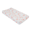 Little Unicorn Cotton Muslin Changing Pad Cover Pink Ladies