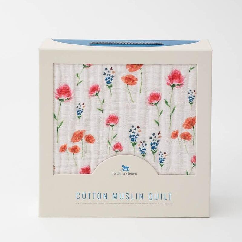 Little Unicorn Cotton Muslin Quilt Wild Mums