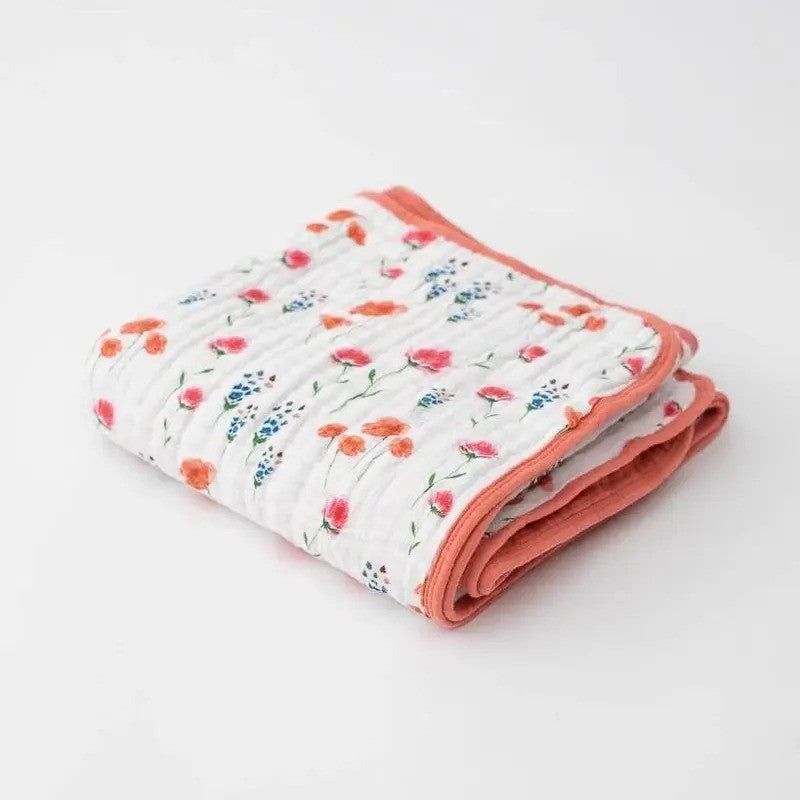 Little Unicorn Cotton Muslin Quilt Wild Mums