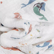 Little Unicorn (3Pack) Cotton Muslin Swaddle Set Mermaid Set