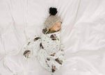 Little Unicorn Deluxe Muslin Swaddle (Single) Hedgehog