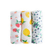 Little Unicorn (3Pack) Cotton Muslin Swaddle Set Berry Lemonade